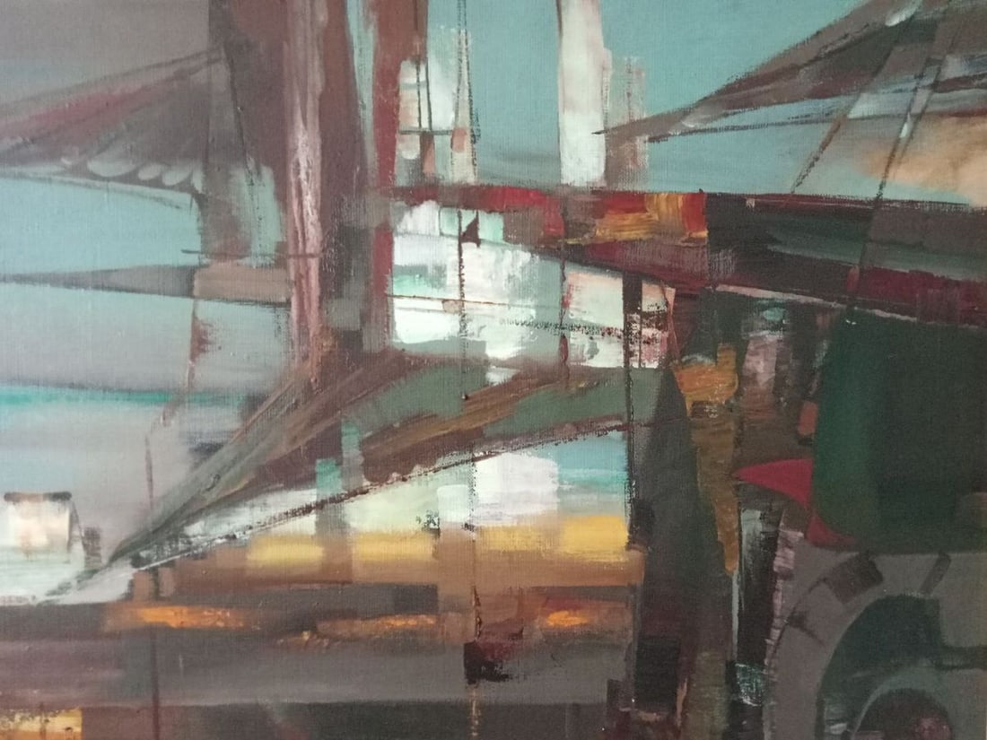 Oil painting urban landscape Anatoly Borisovich Tarabanov - 9