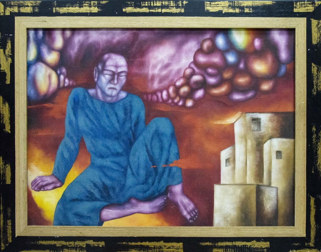 Abstract oil painting Red time Maksimov Sergey: Title: Abstract oil painting Red time Maksimov Sergey Description: NoVernd 169 *** ABOUT THIS PAINTING *** * TITLE: "Red time" * ARTISTS: Maksimov Sergey * SIZE: 60x80 cm/'23.62x31.49 inches' *