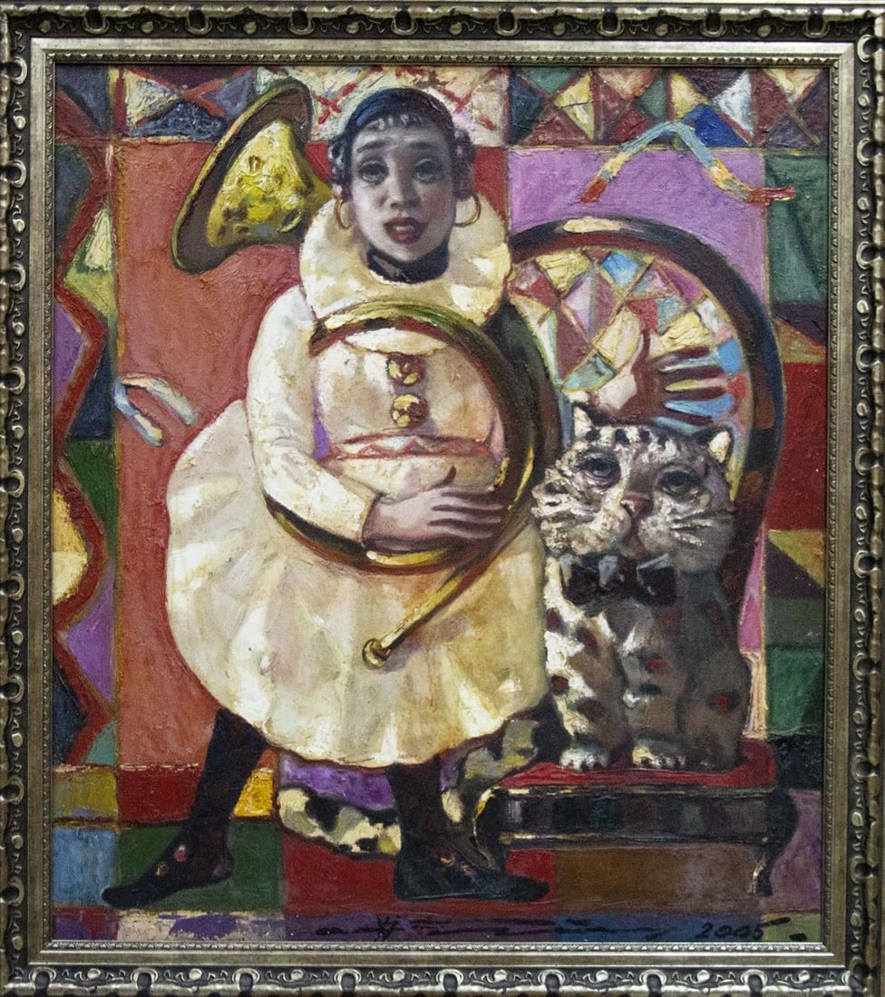 Abstract oil painting Actors Prokopenko Nikolay Nikolaevich (1 of 8)