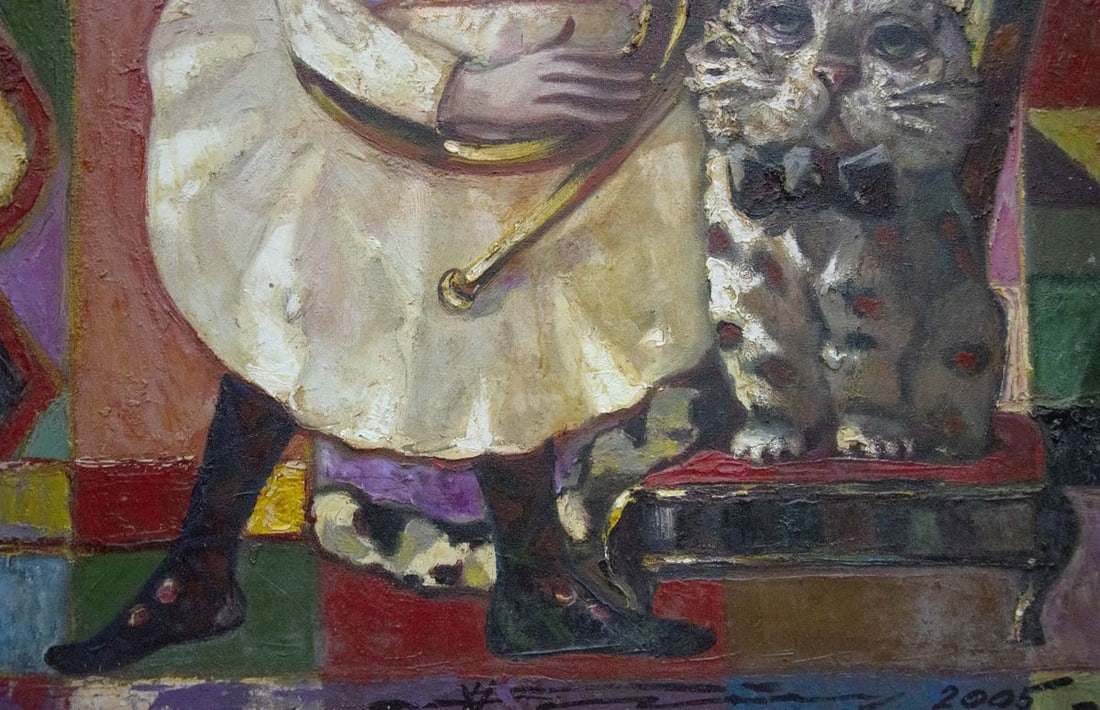 Abstract oil painting Actors Prokopenko Nikolay Nikolaevich - 3