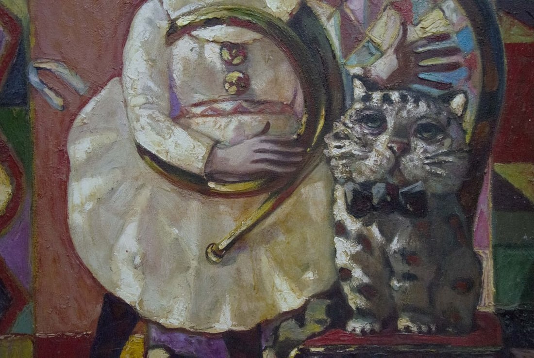 Abstract oil painting Actors Prokopenko Nikolay Nikolaevich - 4