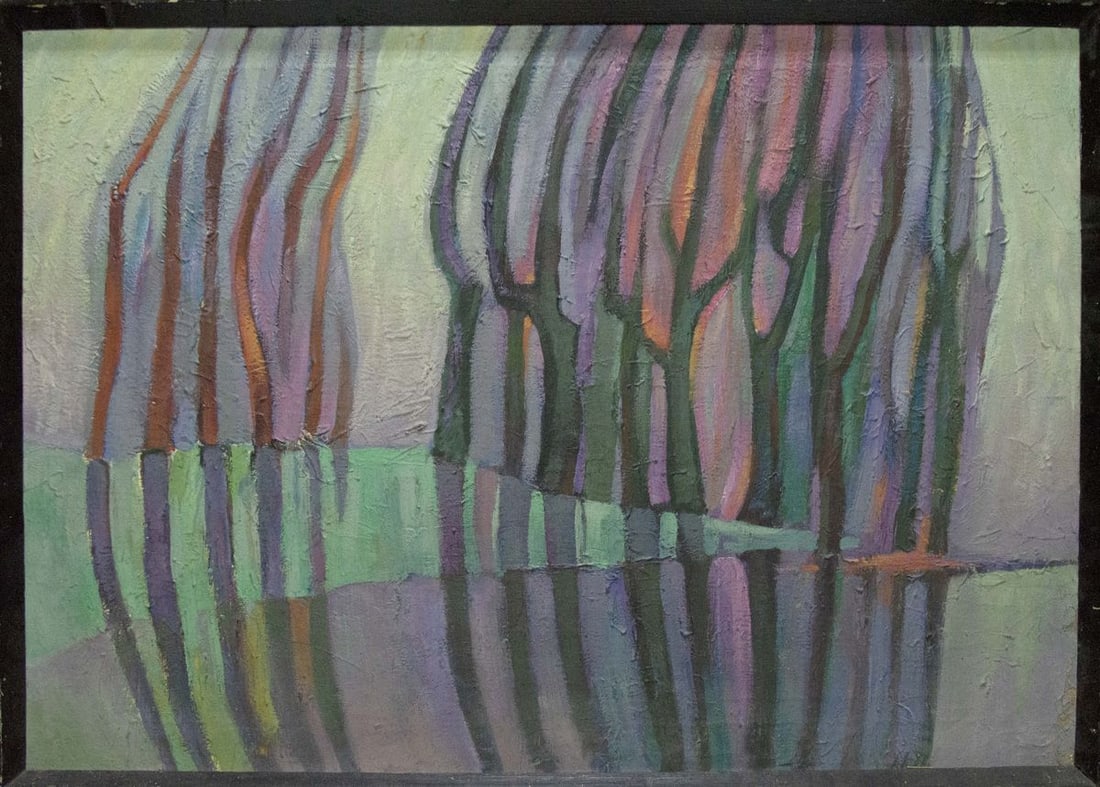 Tempera painting November Khvedchuk Leonid Vladimirovich (1 of 7)