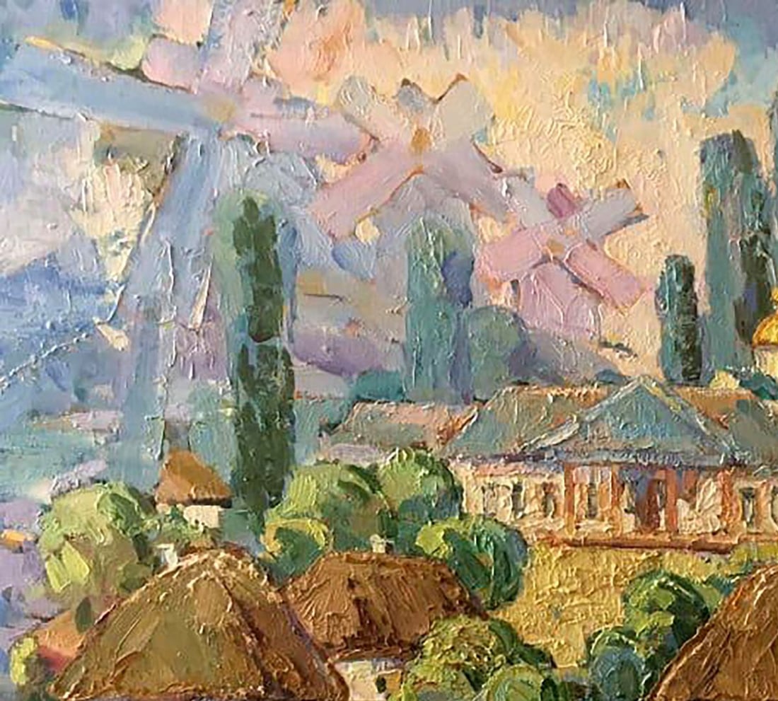 Oil painting Rural landscape Kalenyuk Oksana - 2