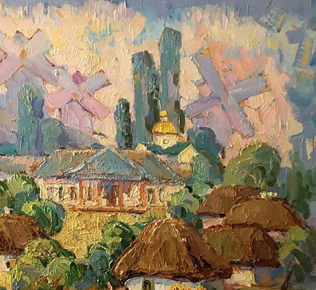 Oil painting Rural landscape Kalenyuk Oksana - 3