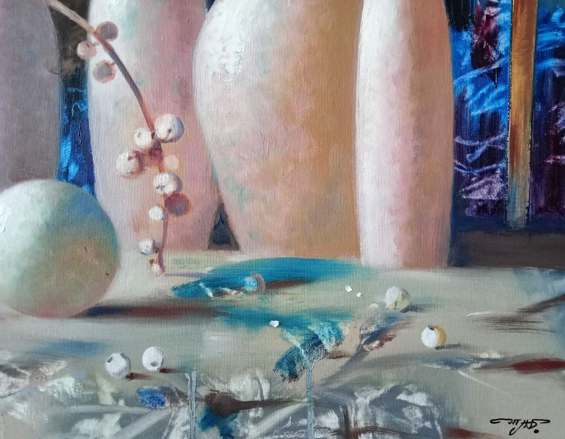 Abstract oil painting Still life Anatoly Borisovich Tarabanov - 7