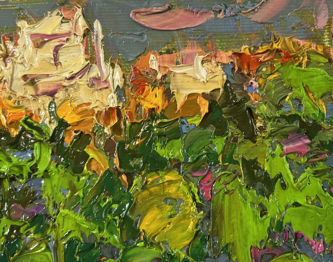 Oil painting The dynamic rhythm of the city Oleksiy Ivanyuk - 4