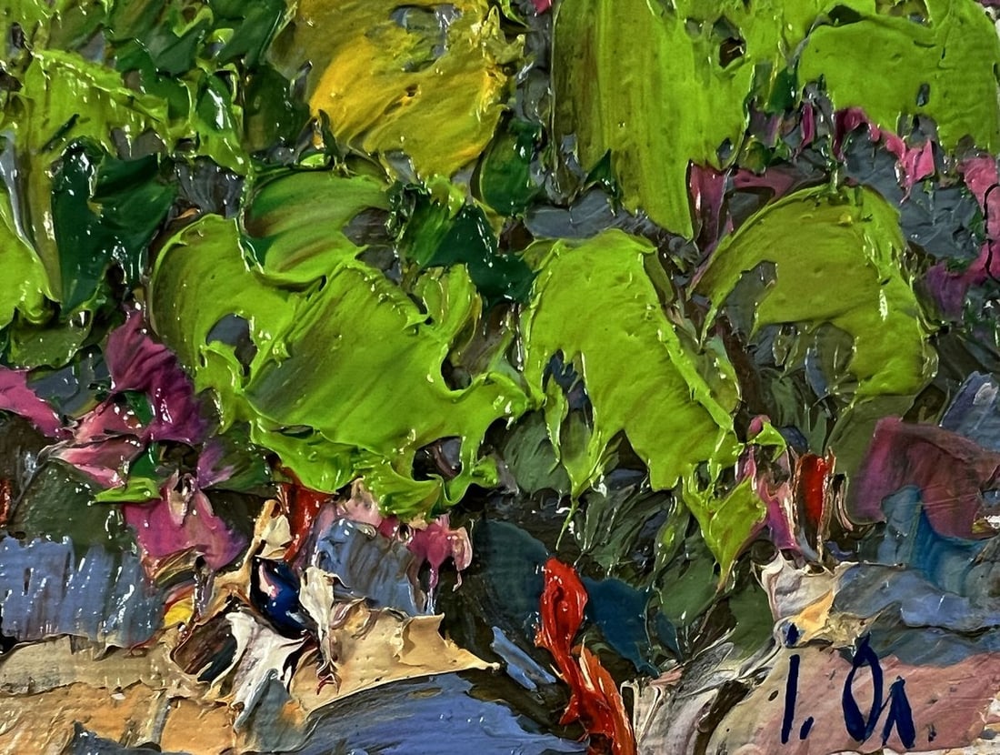 Oil painting The dynamic rhythm of the city Oleksiy Ivanyuk - 5