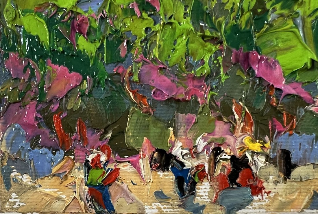 Oil painting The dynamic rhythm of the city Oleksiy Ivanyuk - 6