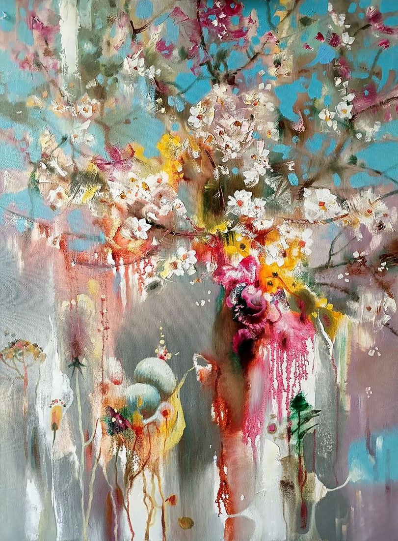 Abstract oil painting Spring 2022 Anatoly Tarabanov (1 of 9)