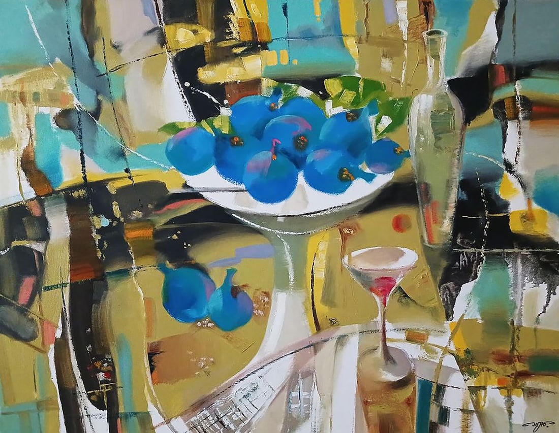 Abstract oil painting Sweet Still Life Anatoly Tarabanov (1 of 10)