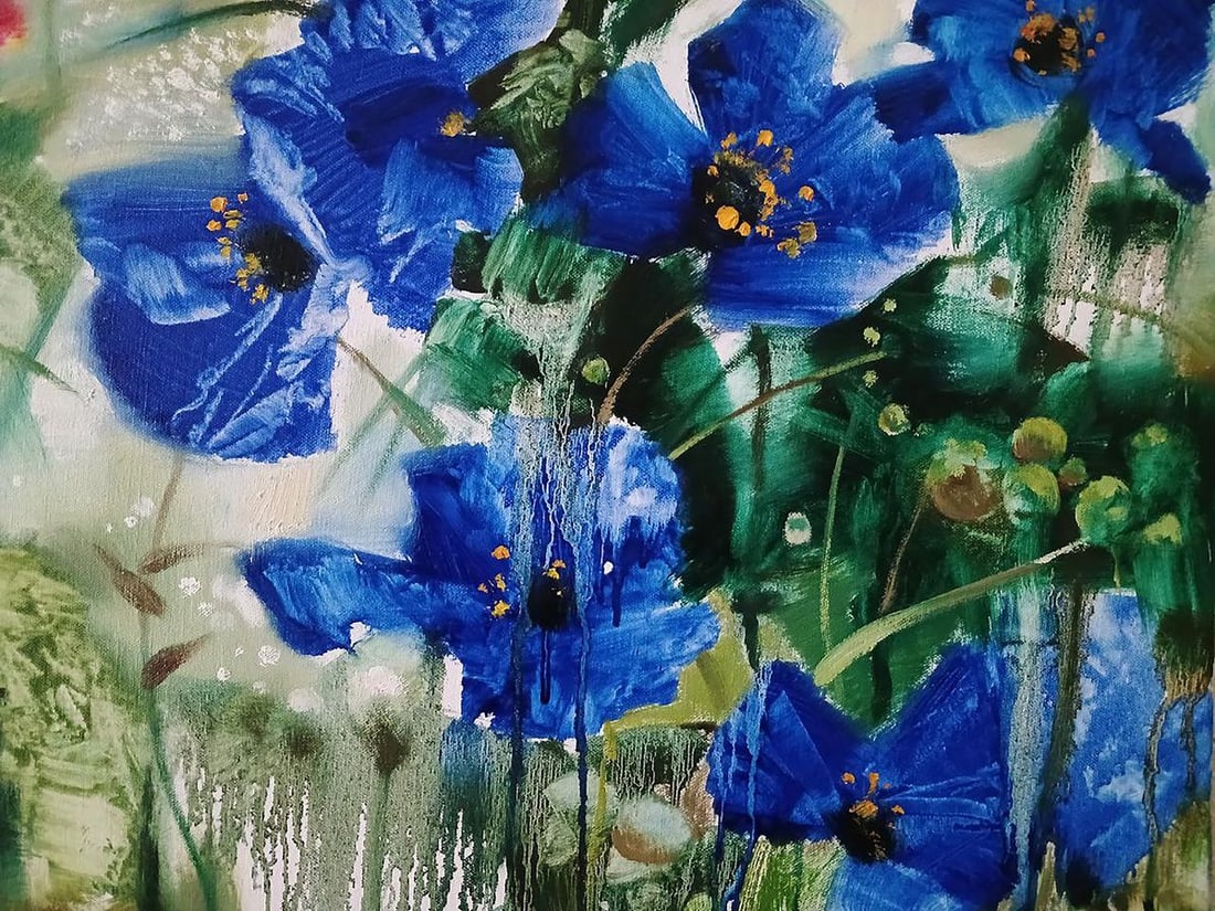 Abstract oil painting Morning dew Anatoly Tarabanov - 6