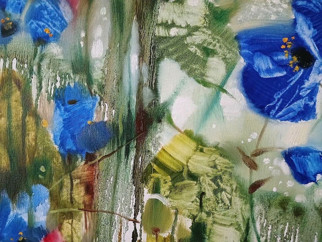 Abstract oil painting Morning dew Anatoly Tarabanov - 7