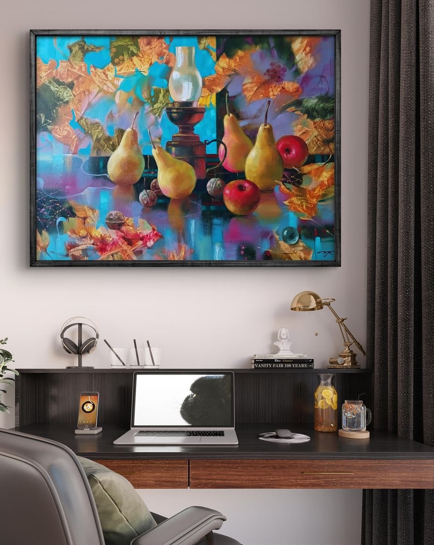 Abstract oil painting Autumn still life Anatoly Tarabanov - 3