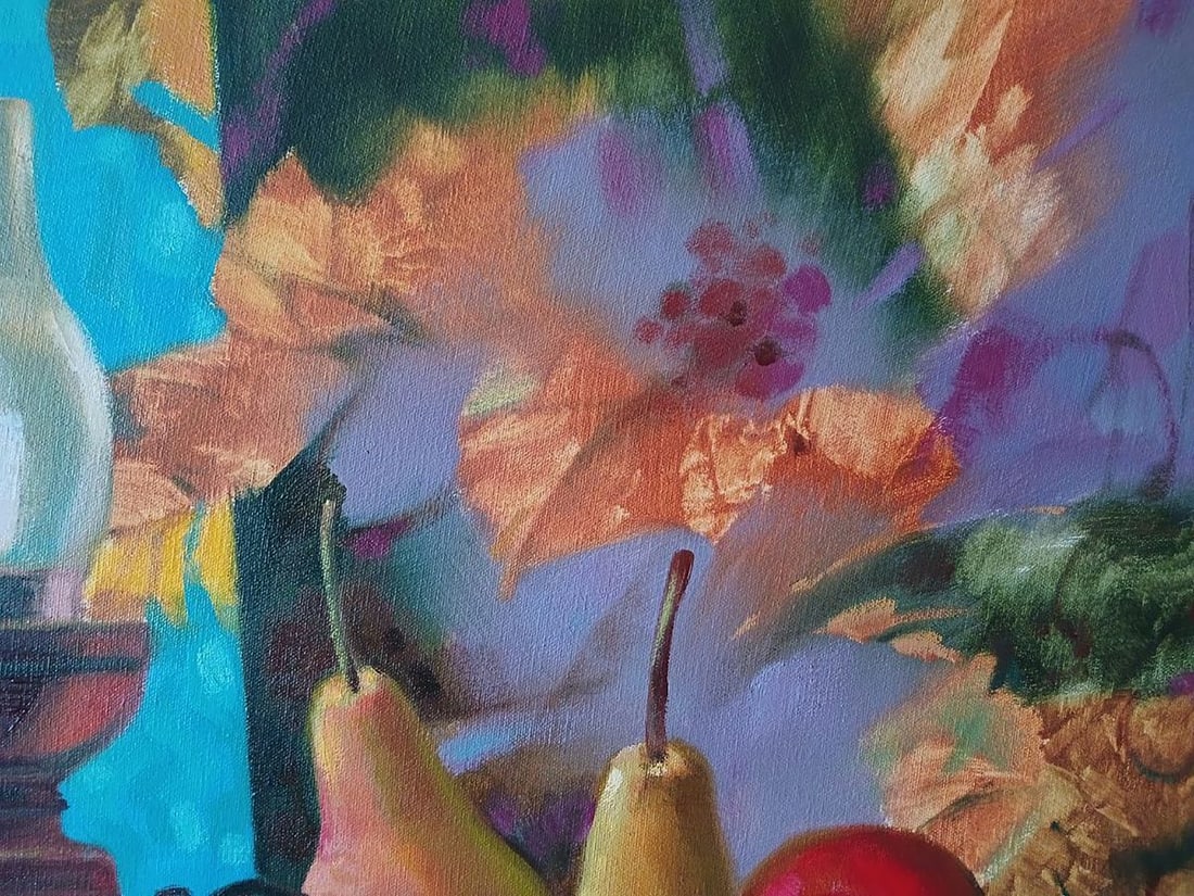 Abstract oil painting Autumn still life Anatoly Tarabanov - 7