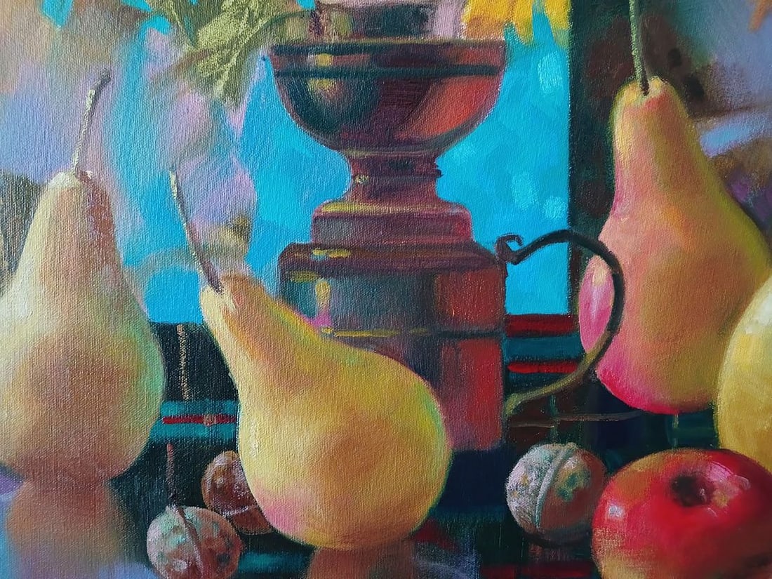 Abstract oil painting Autumn still life Anatoly Tarabanov - 8