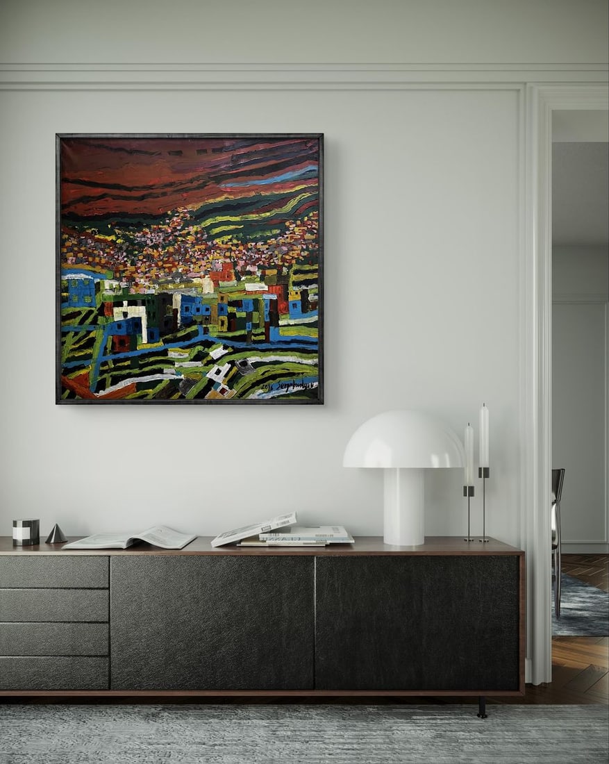 Oil painting Favelas Serhiy Kovalev - 2
