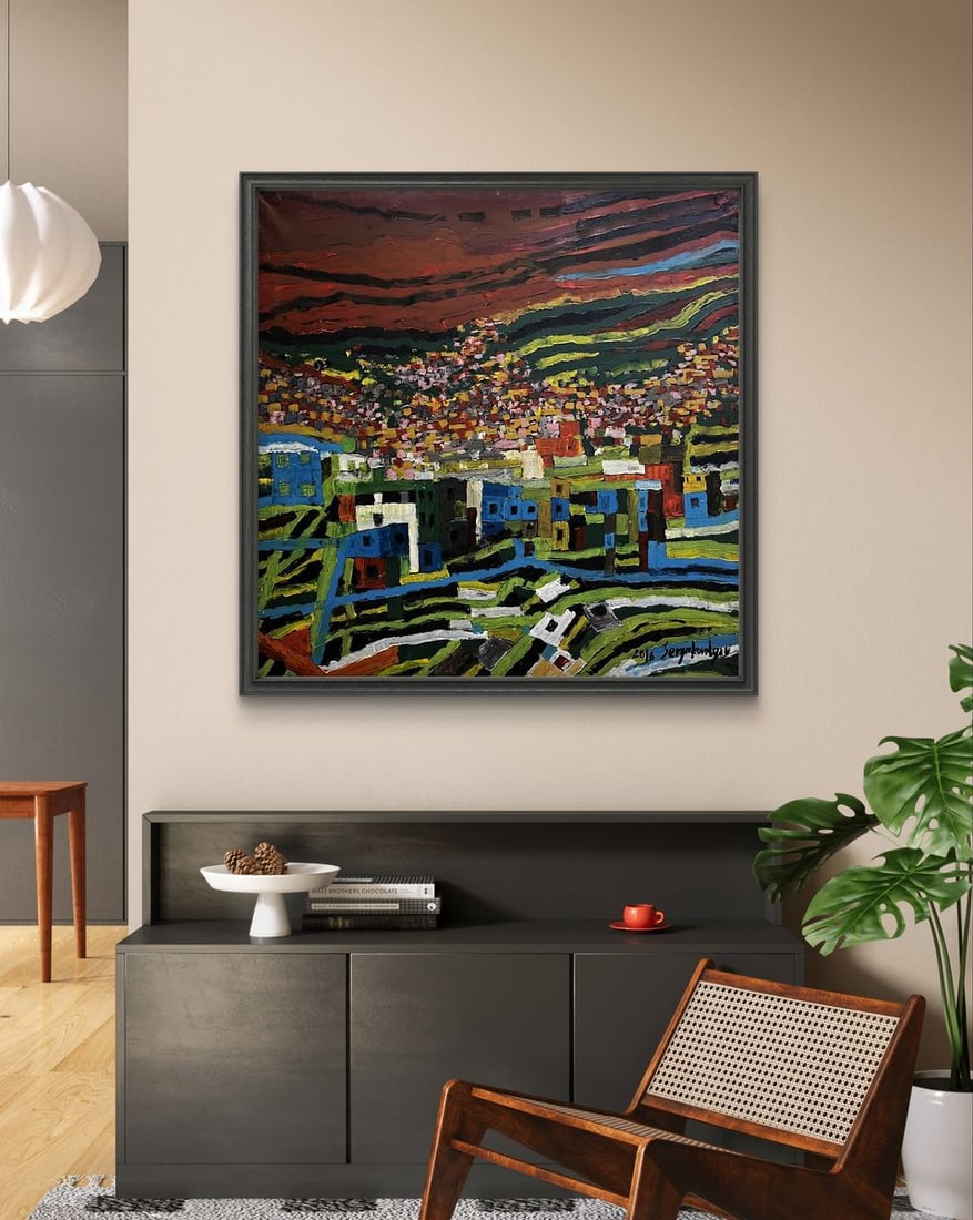 Oil painting Favelas Serhiy Kovalev - 3