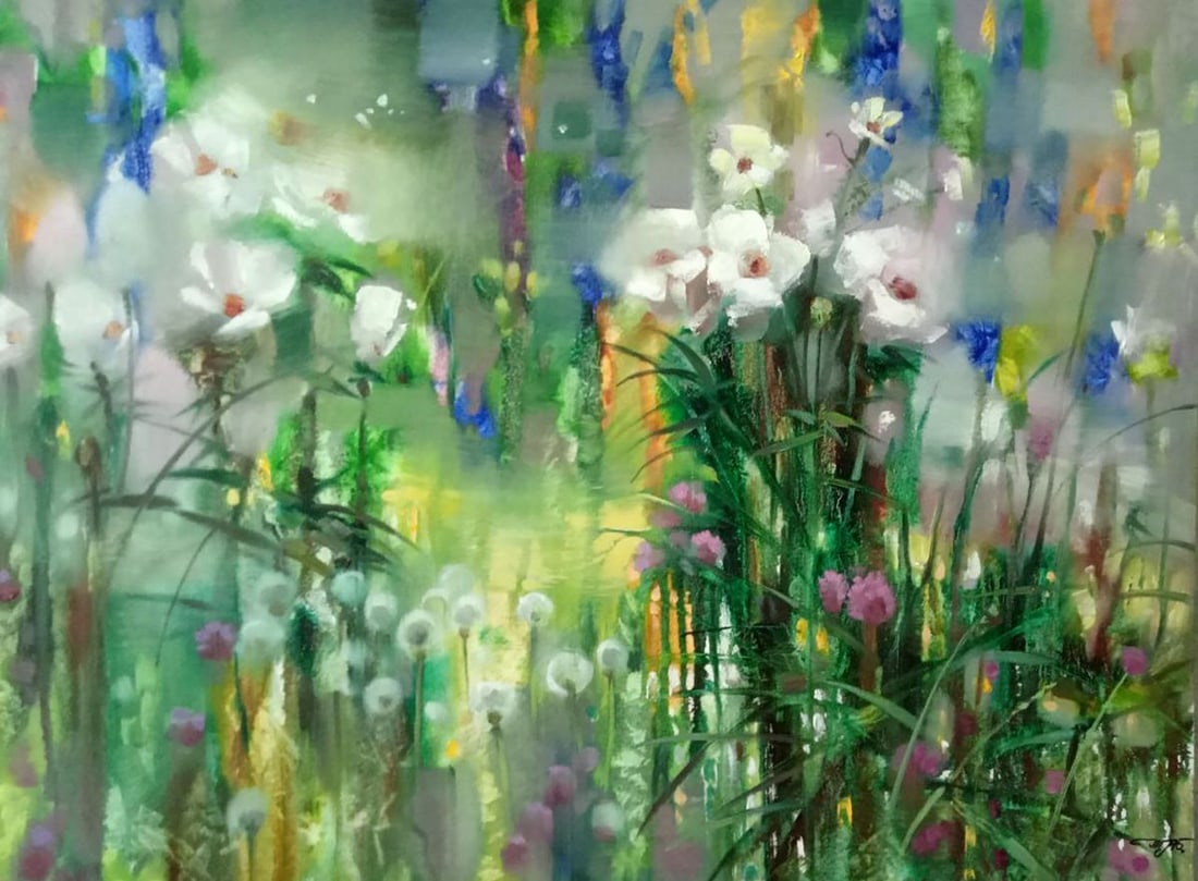 Abstract oil painting Breeze Borisovich Tarabanov (1 of 7)