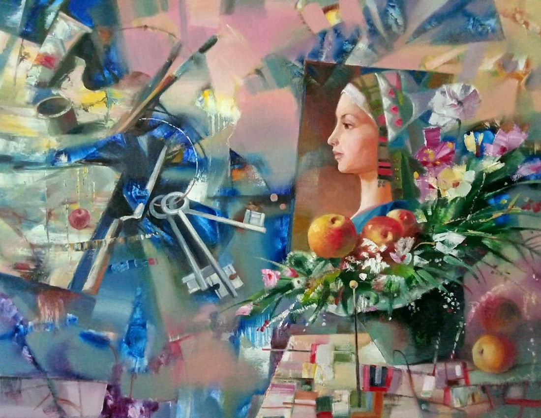 Abstract oil painting Metamorphoses Borisovich Tarabanov: Title: Abstract oil painting Metamorphoses Borisovich Tarabanov Description: NoTar 190 *** ABOUT THIS PAINTING *** * TITLE: "Metamorphoses" * ARTISTS: Anatoly Borisovich Tarabanov * SIZE: 70x90