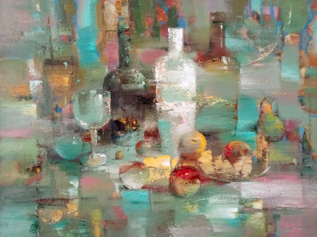 Abstract oil painting Still life Anatoly Borisovich Tarabanov (1 of 6)