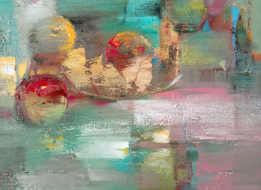 Abstract oil painting Still life Anatoly Borisovich Tarabanov - 2