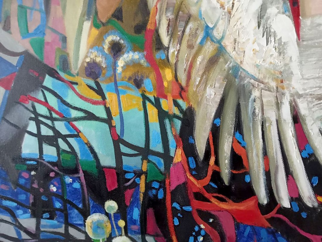 Abstract oil painting Nostalgia Anatoly Borisovich Tarabanov - 9