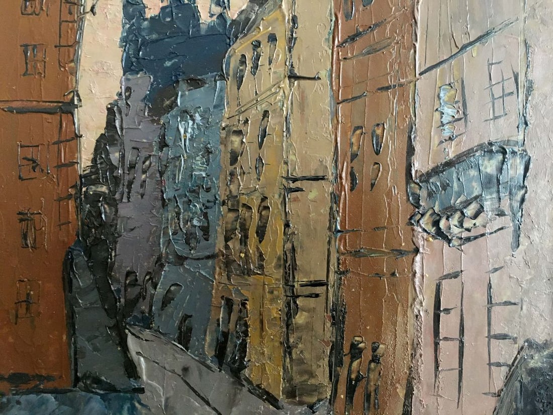 Oil painting Street landscape Litvin Vitaliy Sviridovich - 3
