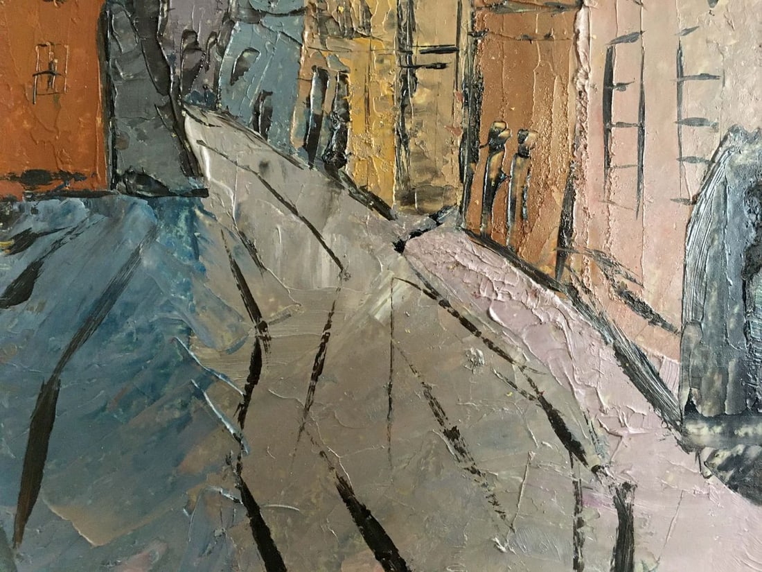 Oil painting Street landscape Litvin Vitaliy Sviridovich - 4