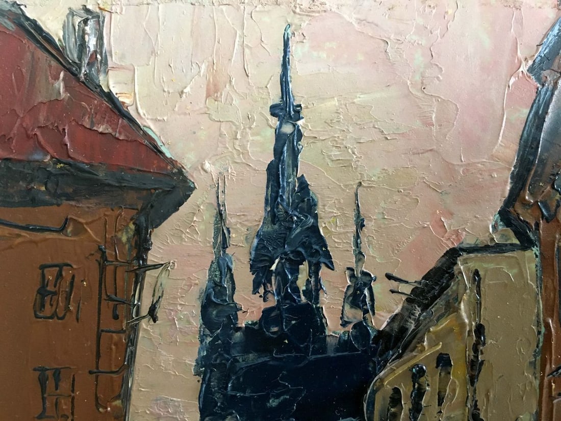 Oil painting Street landscape Litvin Vitaliy Sviridovich - 5