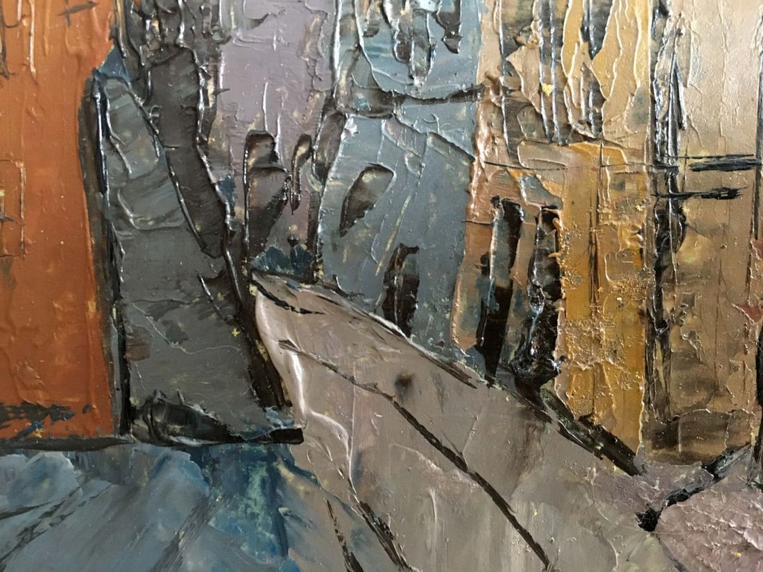 Oil painting Street landscape Litvin Vitaliy Sviridovich - 6