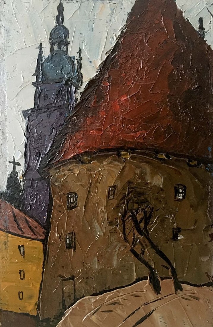 Oil painting Church landscape Litvin Vitaliy Sviridovich: Title: Oil painting Church landscape Litvin Vitaliy Sviridovich Description: NoVerns 59 *** ABOUT THIS PAINTING *** * TITLE: "Church landscape" * ARTISTS: Litvin Vitaliy Sviridovich * SIZE: 16x24.5 cm