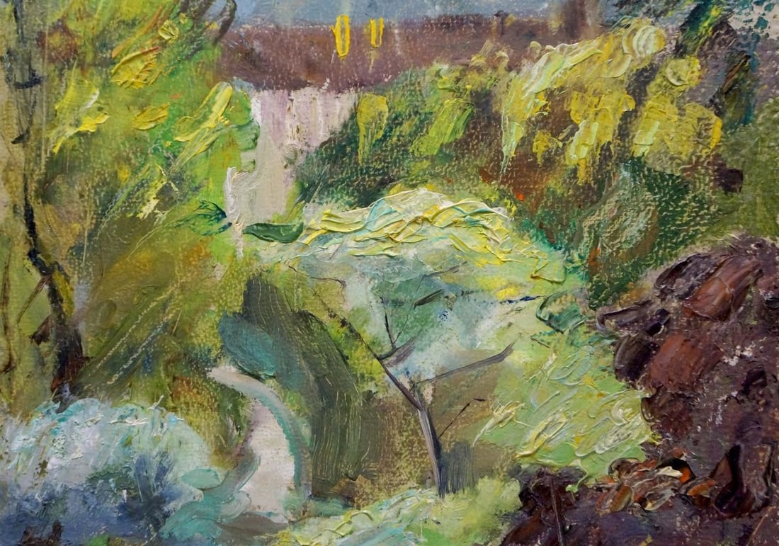 Oil painting Forest landscape Bazylev Nikolay Ivanovich - 3