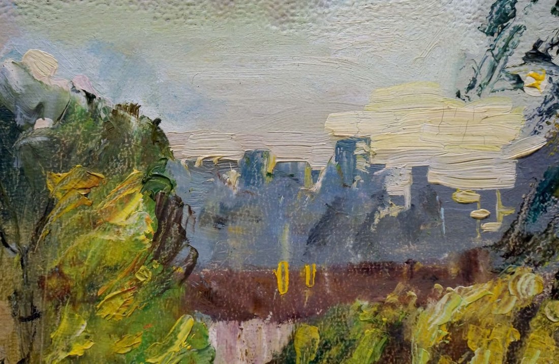 Oil painting Forest landscape Bazylev Nikolay Ivanovich - 4