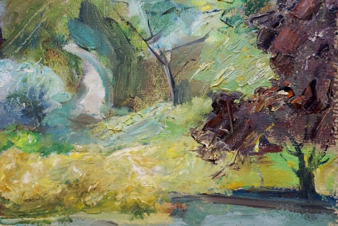 Oil painting Forest landscape Bazylev Nikolay Ivanovich - 5