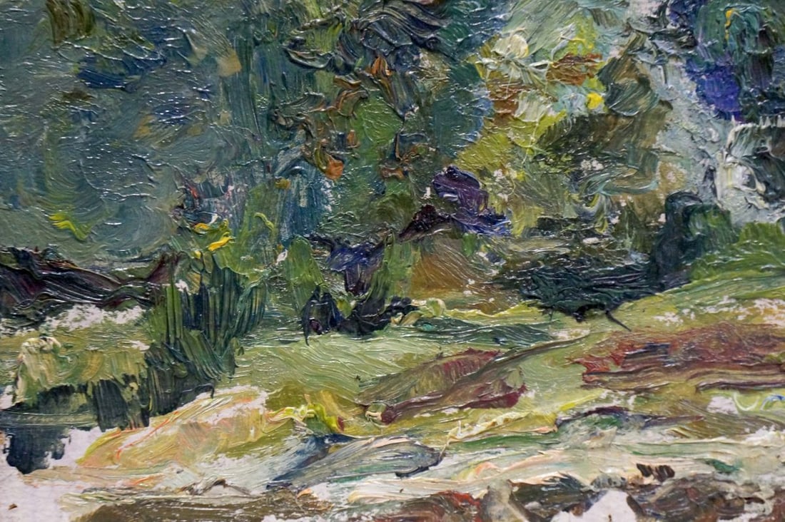 Oil painting In the woods - 2