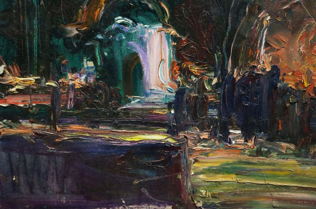 Oil painting Night landscape Klimenko Alexander Ivanovich - 2