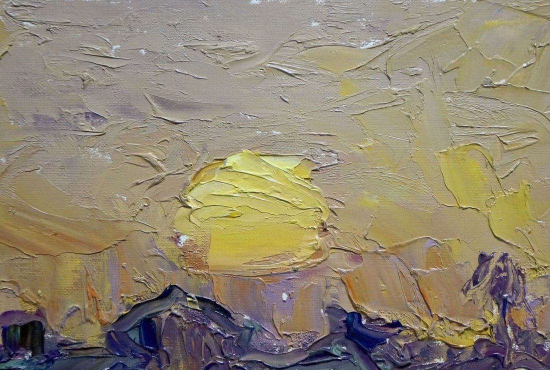 Oil painting Sunset Endeberya Victor - 4