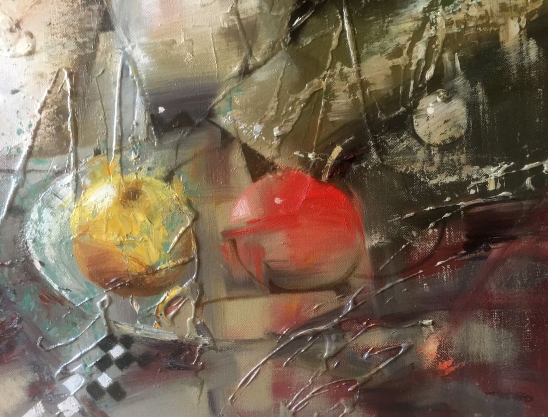 Abstract oil painting Still life. Composition Anatoly Borisovich Tarabanov - 10