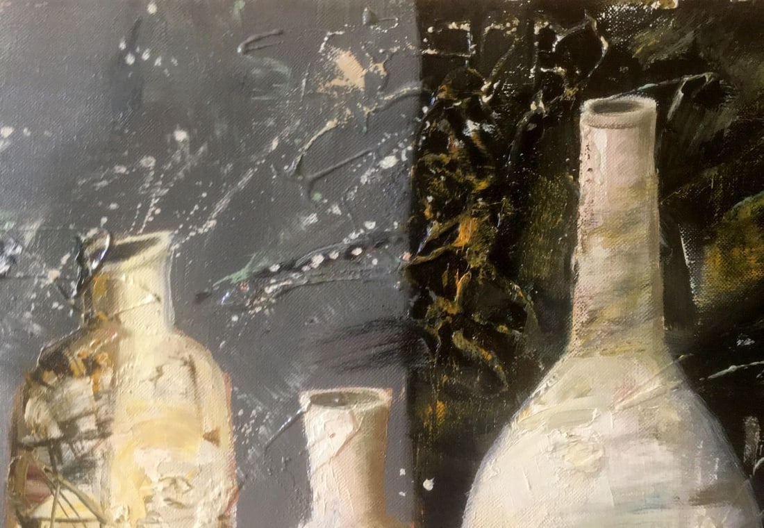 Abstract oil painting Still life. Composition Anatoly Borisovich Tarabanov - 3