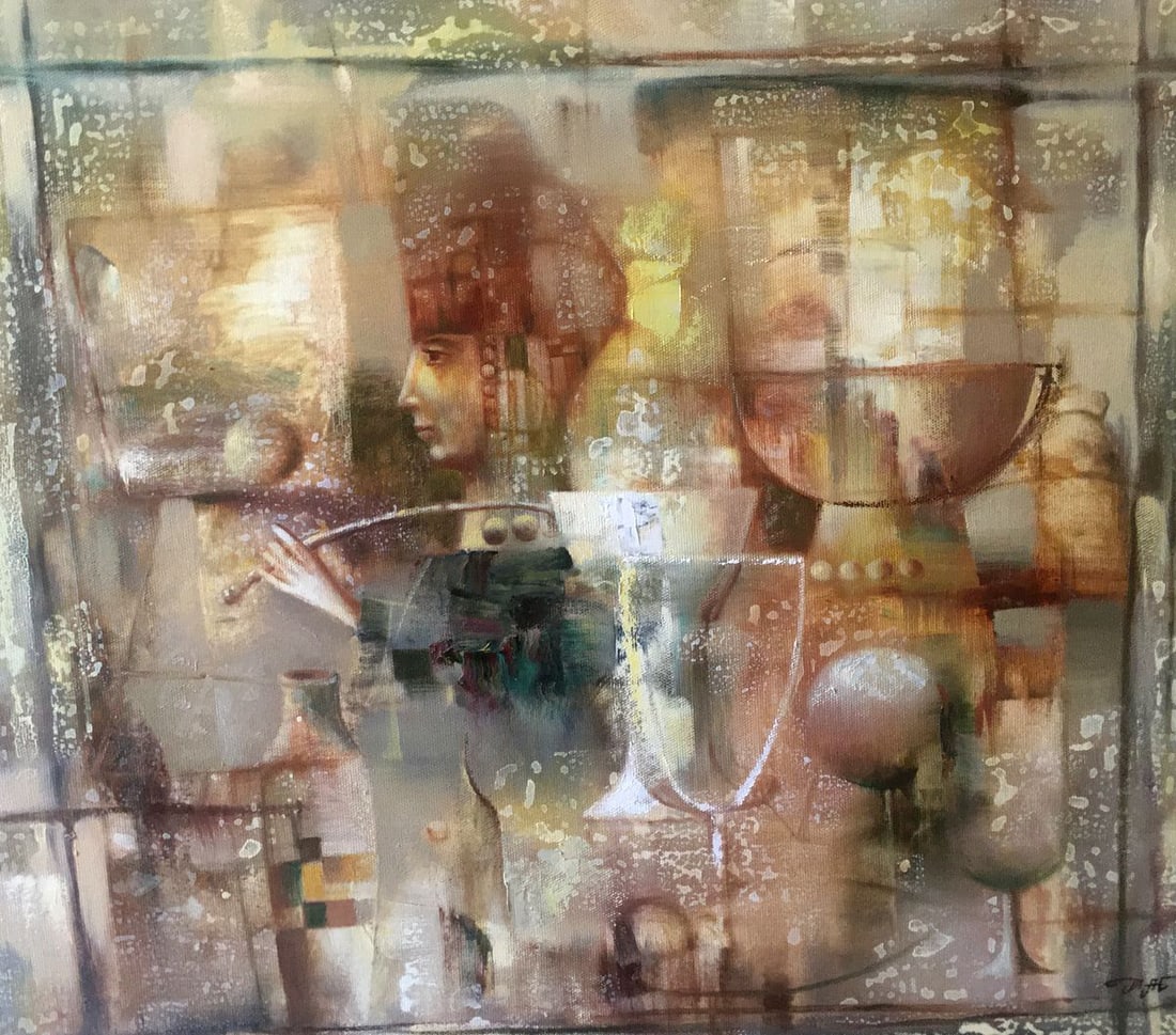 Abstract oil painting Still life Anatoly Borisovich Tarabanov: Title: Abstract oil painting Still life Anatoly Borisovich Tarabanov Description: NoTar 88 *** ABOUT THIS PAINTING *** * TITLE: "Still life" * ARTISTS: Anatoly Borisovich Tarabanov * SIZE: 65x75cm/'25