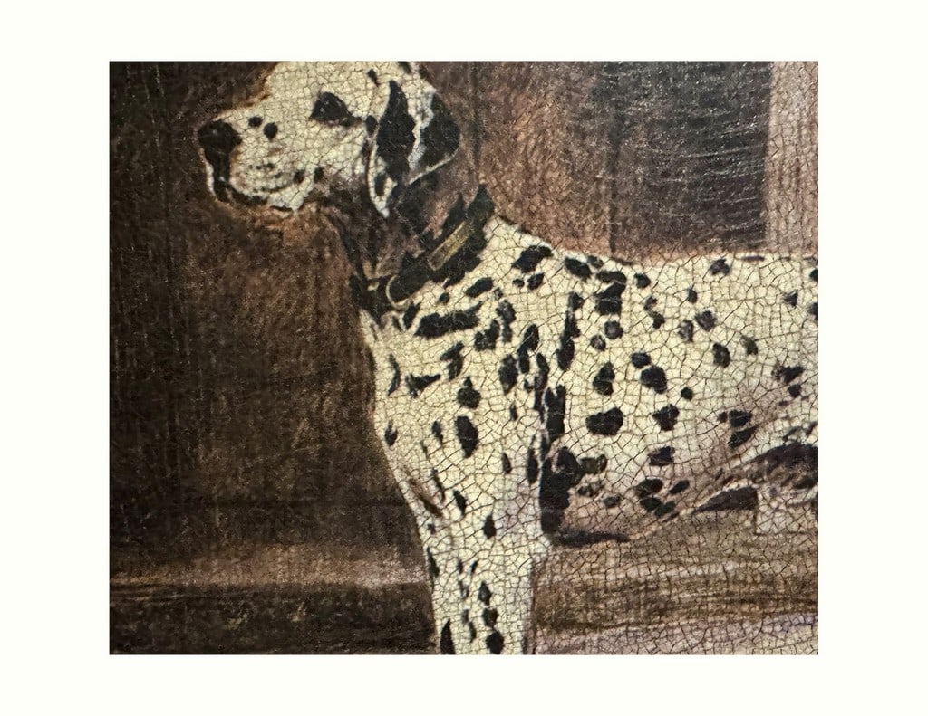Gustave Muss-Arnolt (American, 1858 - 1927) Dalmatian in Profile Oil on canvas, signed lower righ... - 3