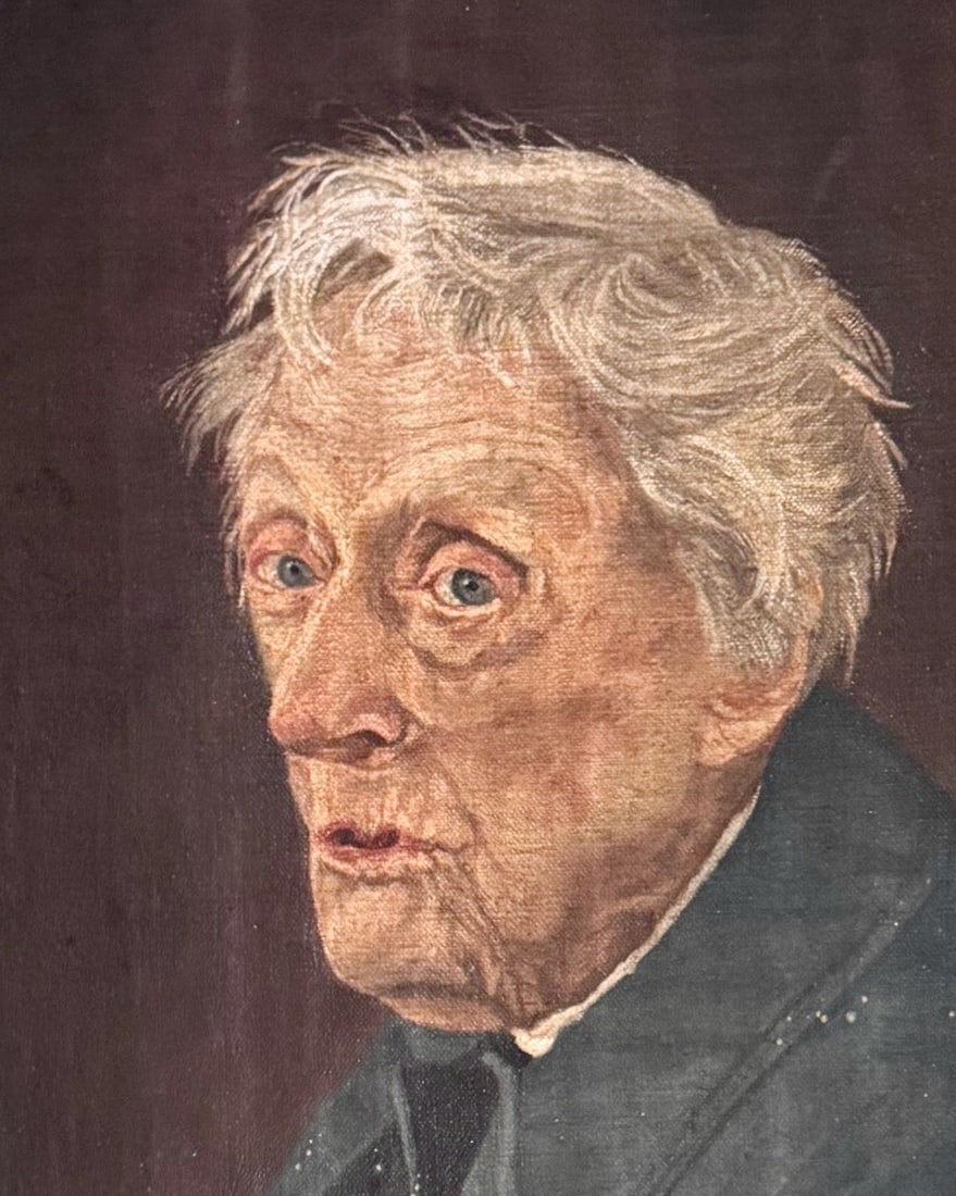 Portrait of an Elderly Man Continental School, late 19th / early 20th century. Oil on canvas, in ... - 5
