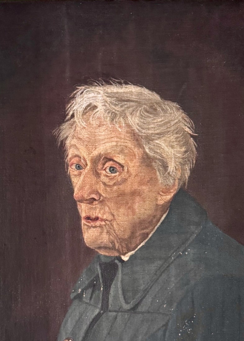 Portrait of an Elderly Man Continental School, late 19th / early 20th century. Oil on canvas, in ... - 6