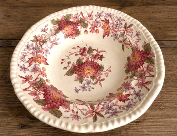 Set of Eight Spode Copeland 'Spode's Aster' Dinner Plates - 3