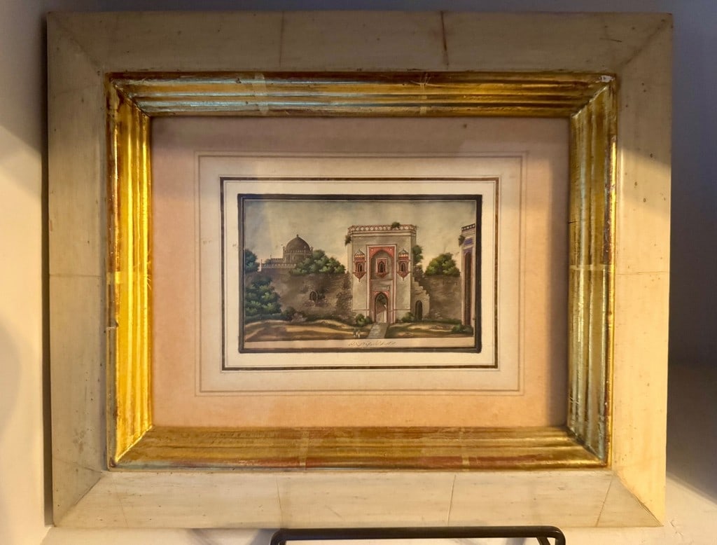 British Company School, Delhi School, c. 1836. View of a Mughal Gateway, Delhi. Watercolor on pa... - 2