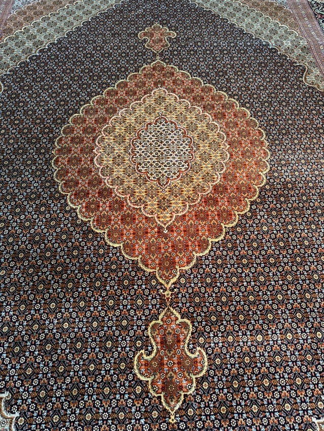 Authentic Fine Persian Tabriz 8.4x11.5 - 3