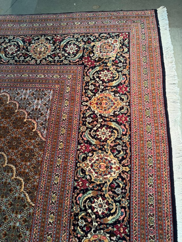 Authentic Fine Persian Tabriz 8.4x11.5 - 5