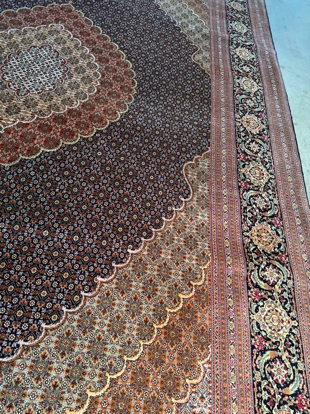Authentic Fine Persian Tabriz 8.4x11.5 - 6