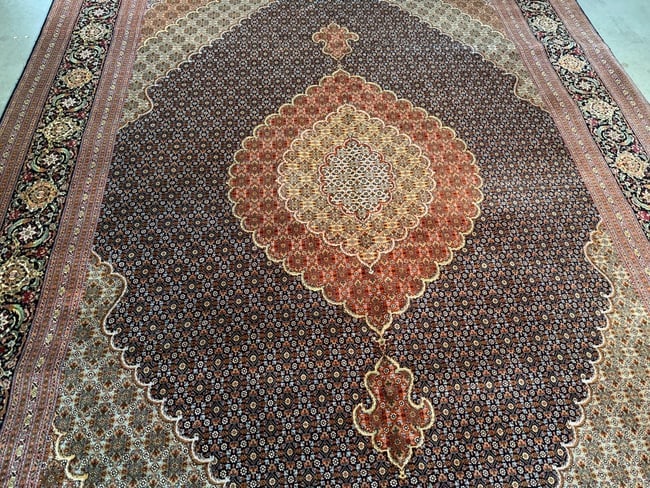 Authentic Fine Persian Tabriz 8.4x11.5 - 7