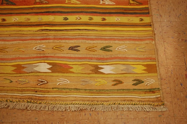 CAUCASIAN SOUMAK KILIM 4.10x6.4 - 2